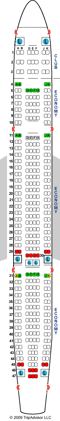 Air Transat Seats