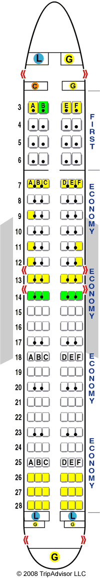 Boeing 738 Seating