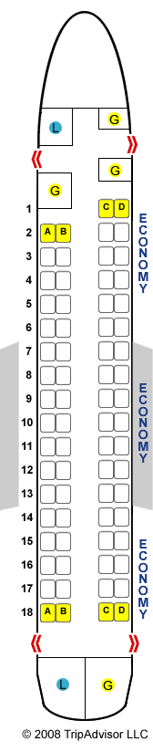 Embraer 170 Seating