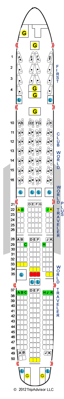 British Airways Boeing 777 300 Seating Chart
